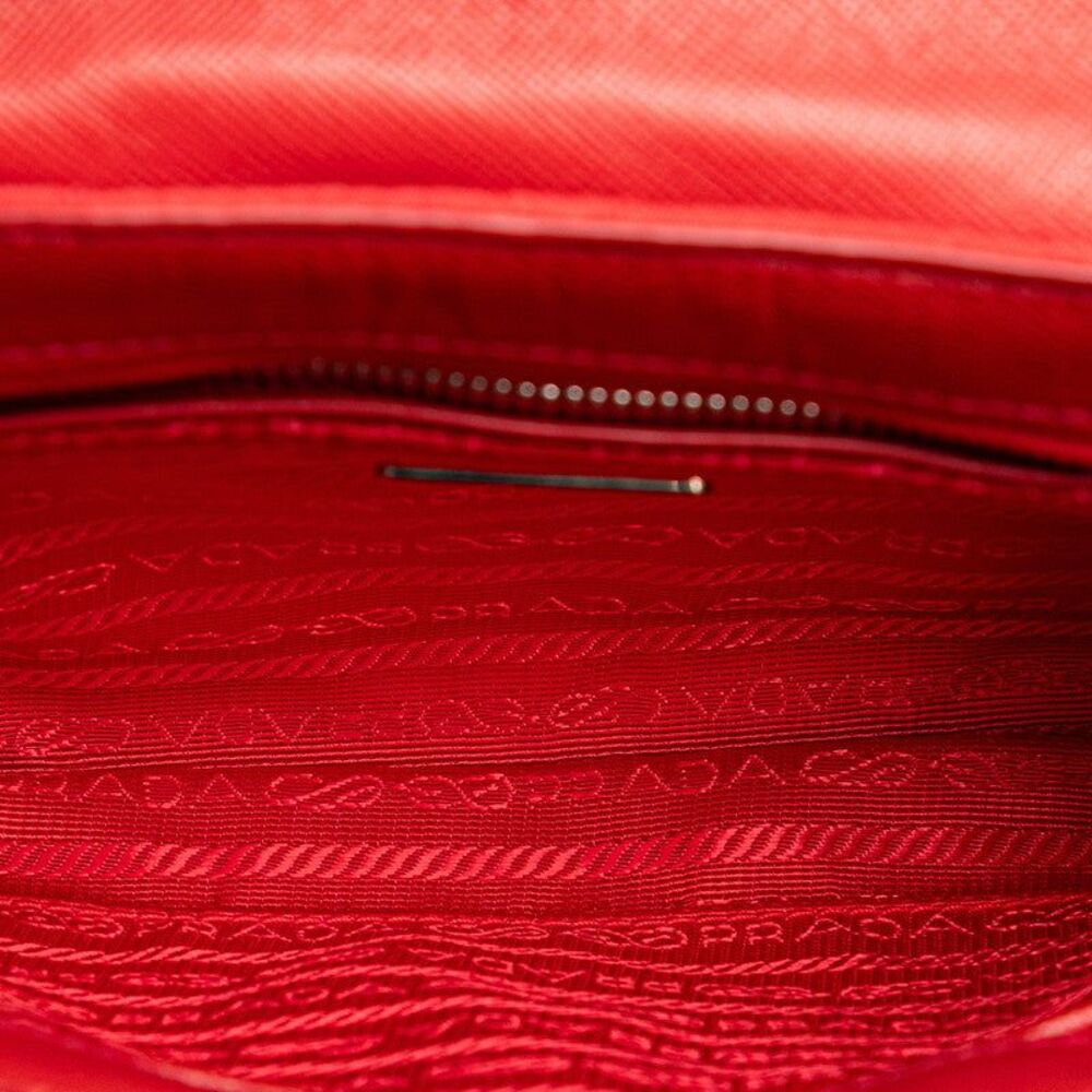 Prada Quilted Mini Chain Shoulder Bag Nylon Saffiano - Picture 5 of 6